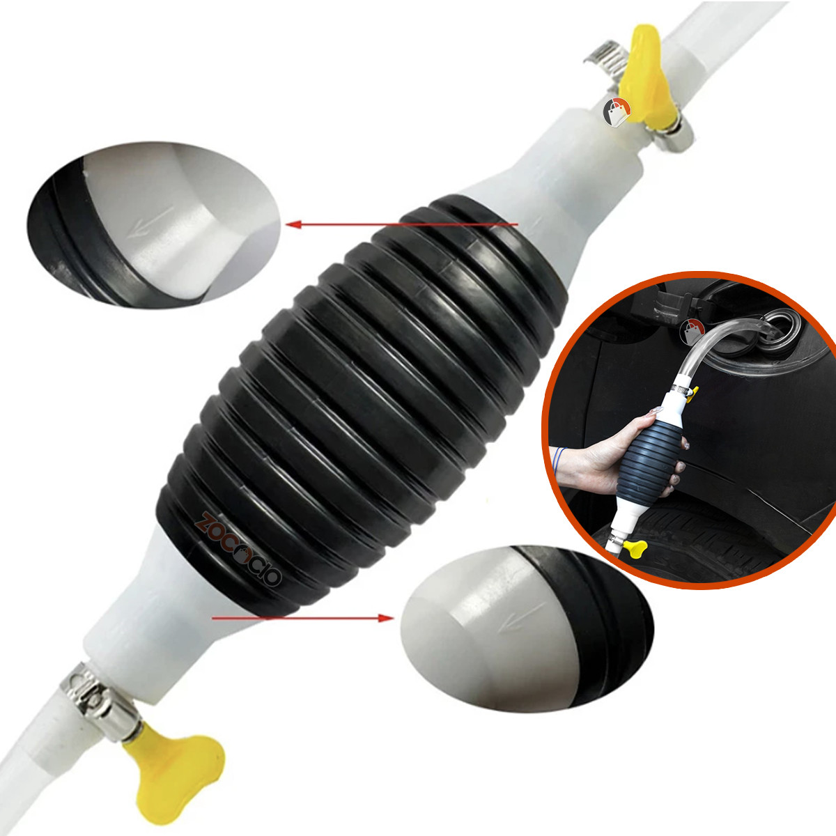 Miniatura 5 de Bomba Manual Succionador De Líquido Comb